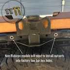 Jeep JT Tow Hitch Skid Plate for 2020+ Gladiator