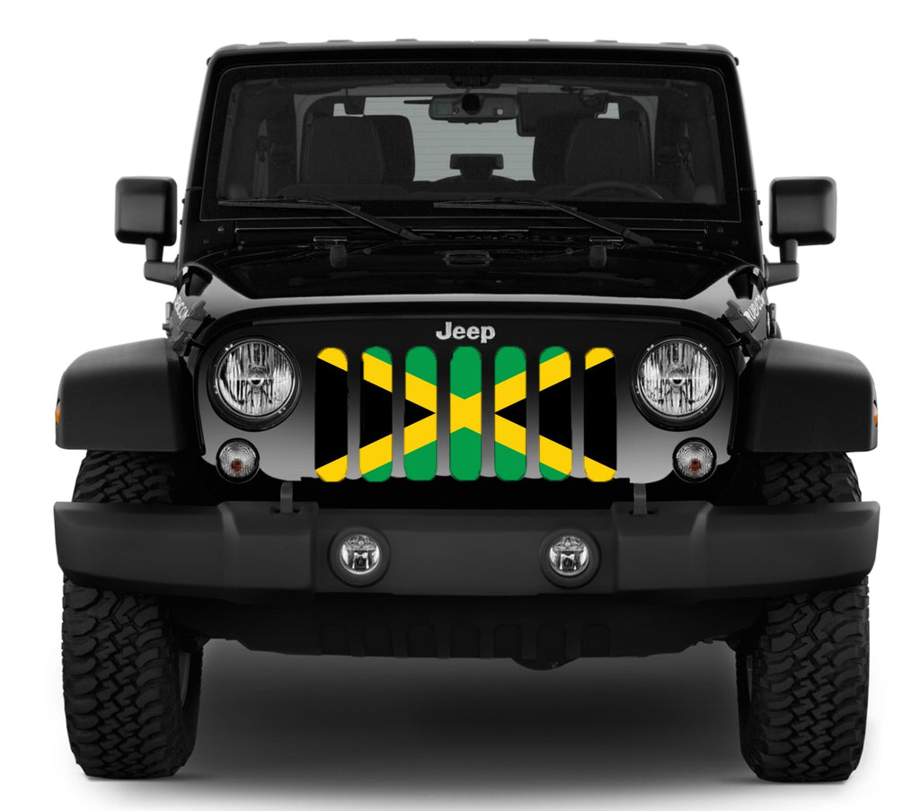 Jamaican Flag Grille Insert