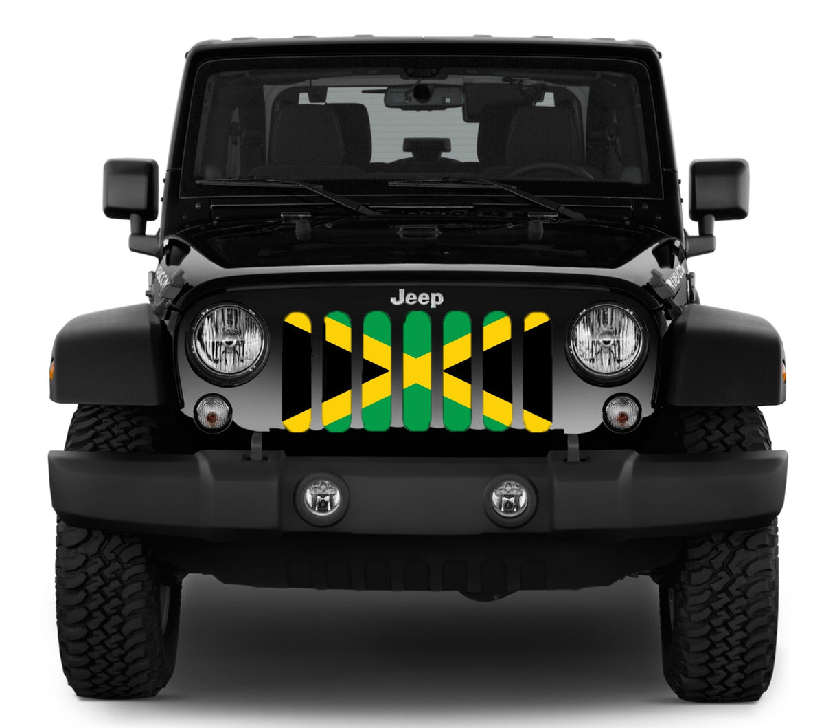 Jamaican Flag Grille Insert