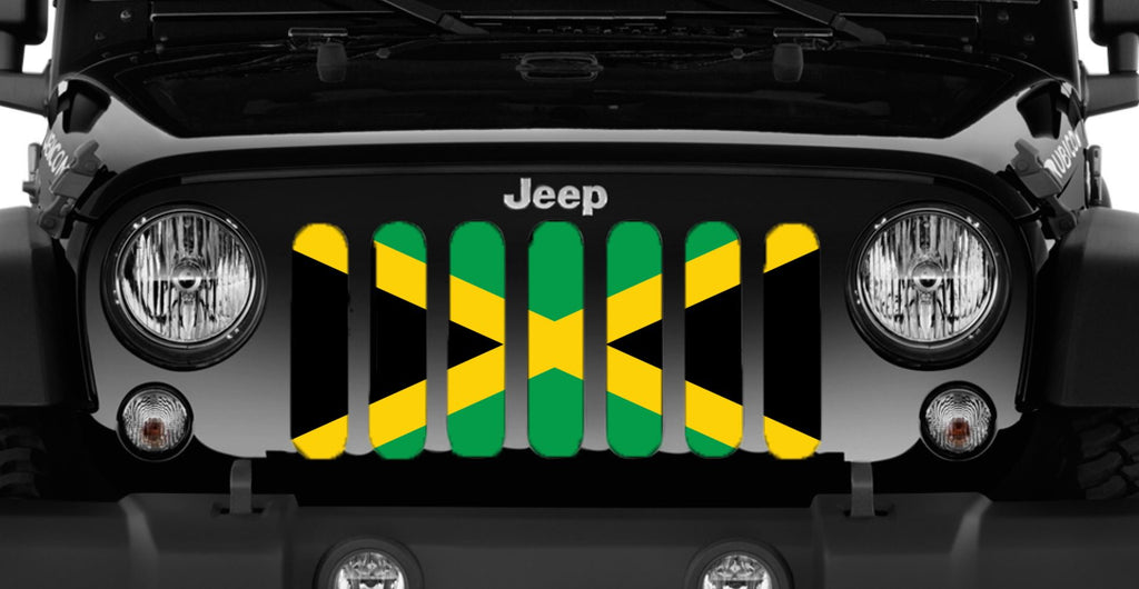 Jamaican Flag Grille Insert
