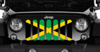 Jamaican Flag Grille Insert