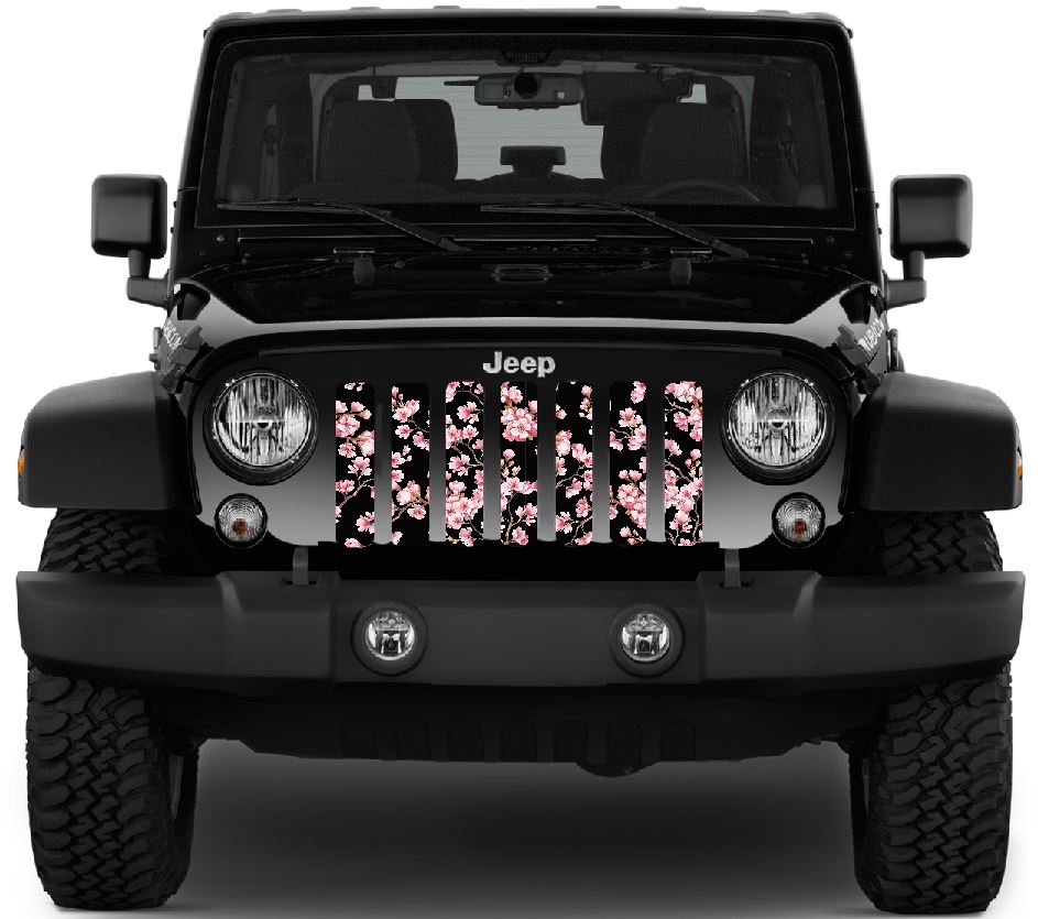 Japanese Cherry Blossom Flowers Grille Insert