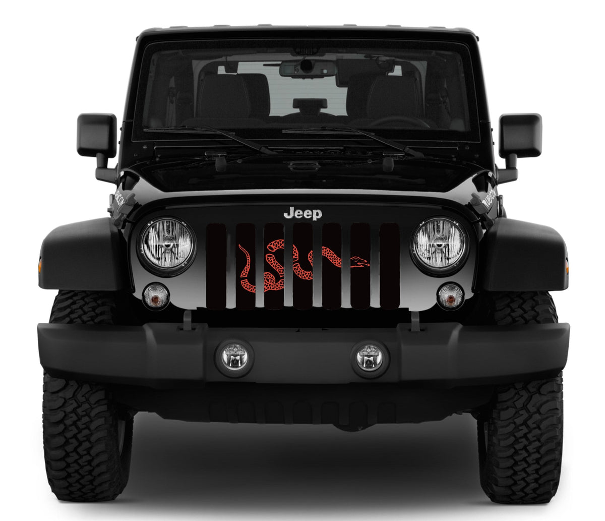 Join Or Die Red Grille Insert