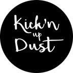 Kickin Up Dust Black Spare Tire Cover