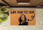 Kamala Wipe Feet Here Welcome Mat
