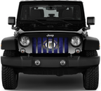 Kentucky Grunge State Flag Grille Insert