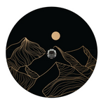 Linear Mountain Landscape Spare Tire Cover