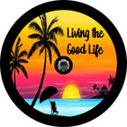 Living The Good Life Black Spare Tire Cover