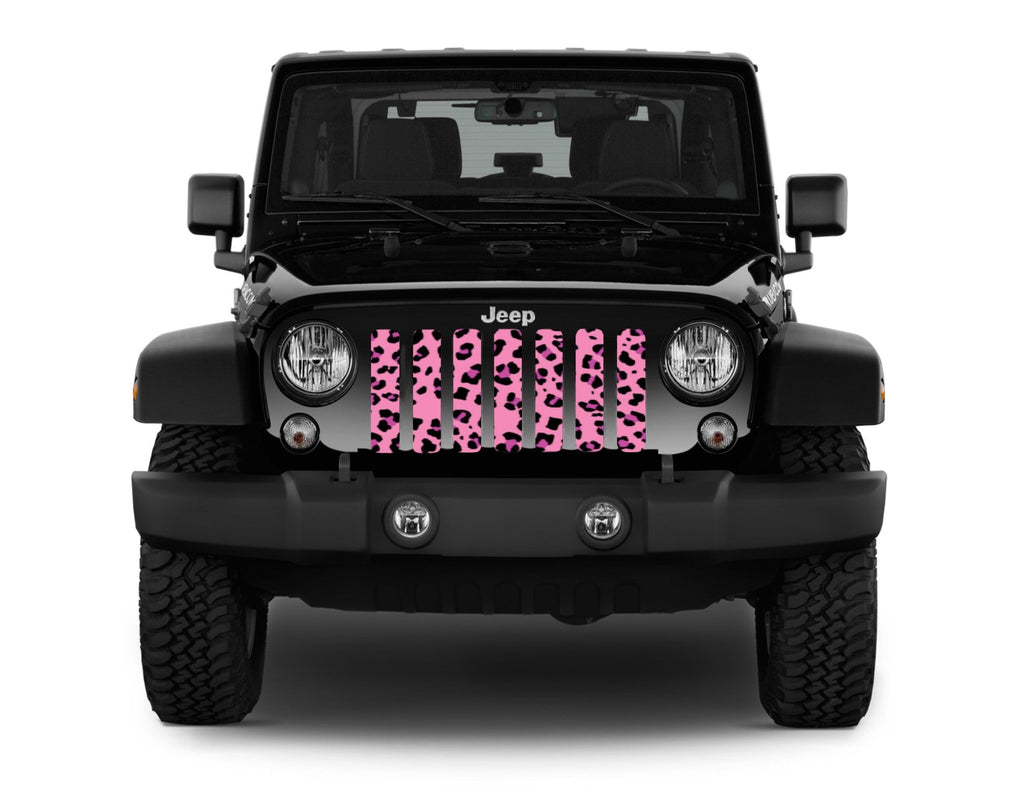 Lady Leopard Print Grille Insert