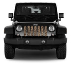 Leopard Print Jeep Grille Insert