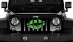 Lime Green Kiss Grille Insert