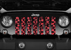 Red Lip Kisses Grille Insert