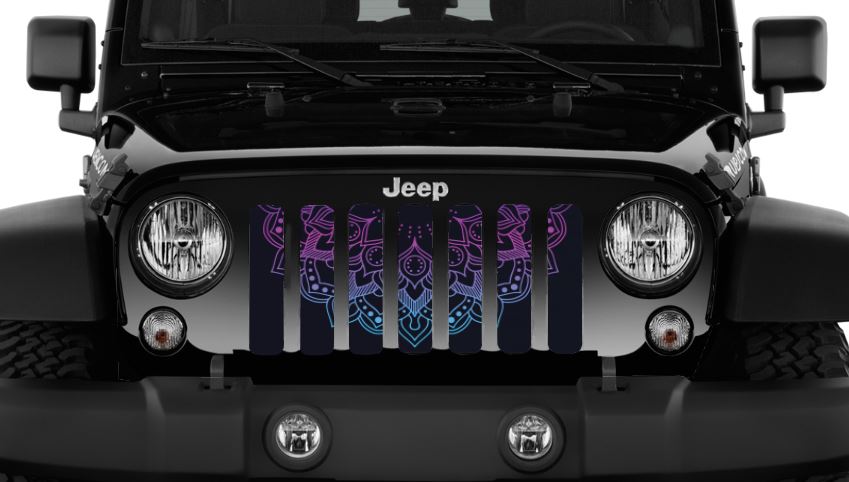 Lotus Flower Mandala Grille Insert