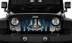 Louisiana Grunge State Flag Grille Insert
