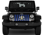 Louisiana State Flag Grille Insert