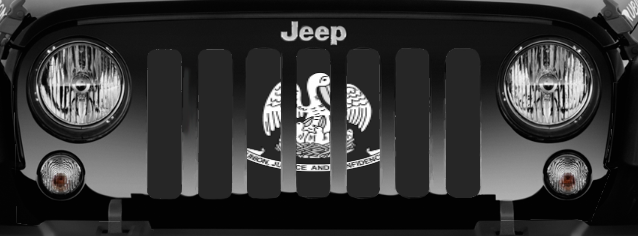 Louisiana Tactical State Flag Grille Insert