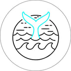 Mermaid Tail White Spare Tire Cover