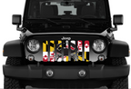 Maryland Crab Flag Grille Insert