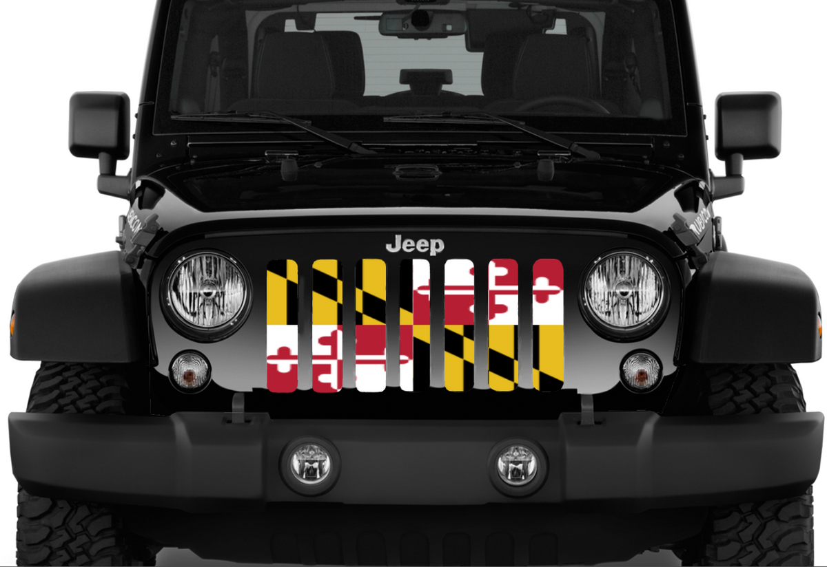Maryland Flag Grille Insert