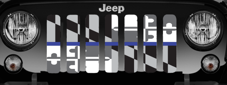 Maryland Tactical Back The Blue Grille Insert