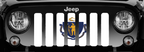 Massachusetts State Flag Grille Insert