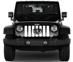 Massachusetts State Flag Grille Insert