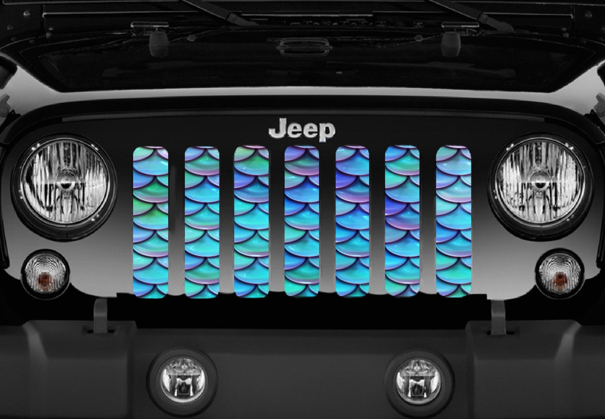 Mermaid Scales Blue & Purple Grille Insert