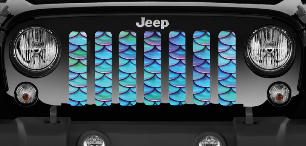 Mermaid Scales Blue & Purple Grille Insert