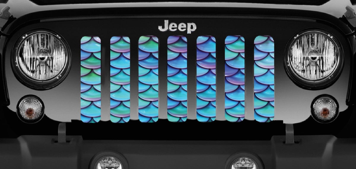 Mermaid Scales Blue & Purple Grille Insert