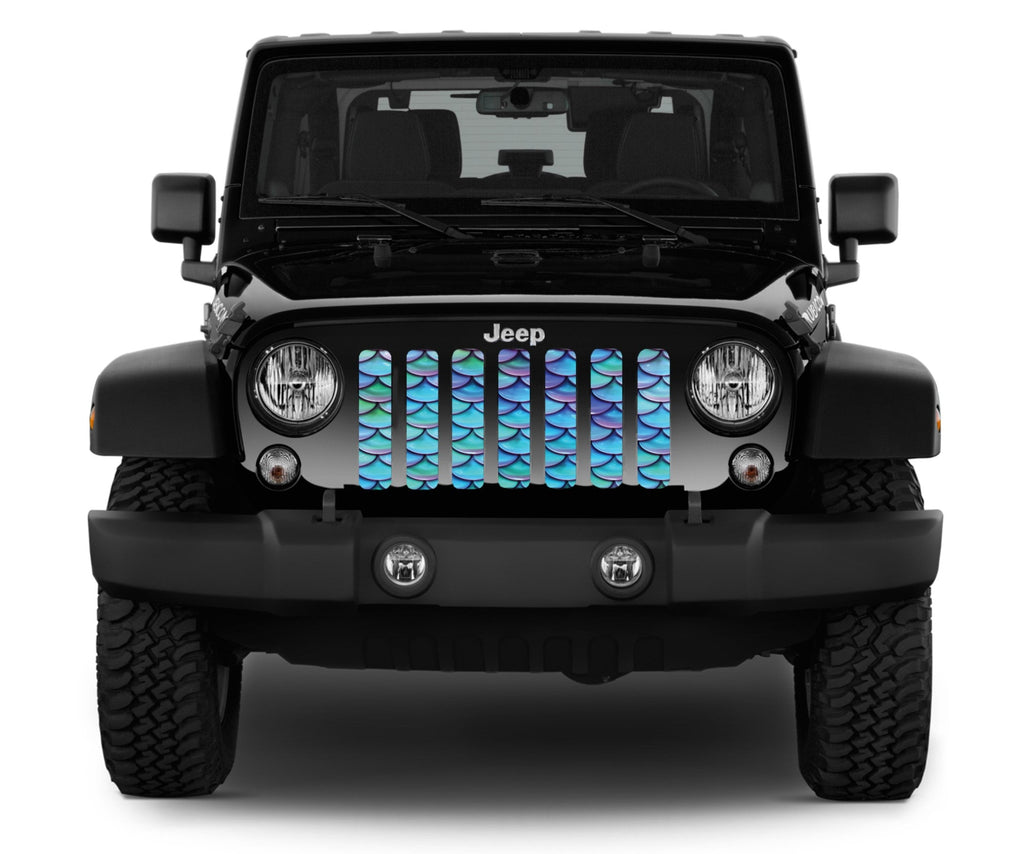 Mermaid Scales Blue & Purple Grille Insert
