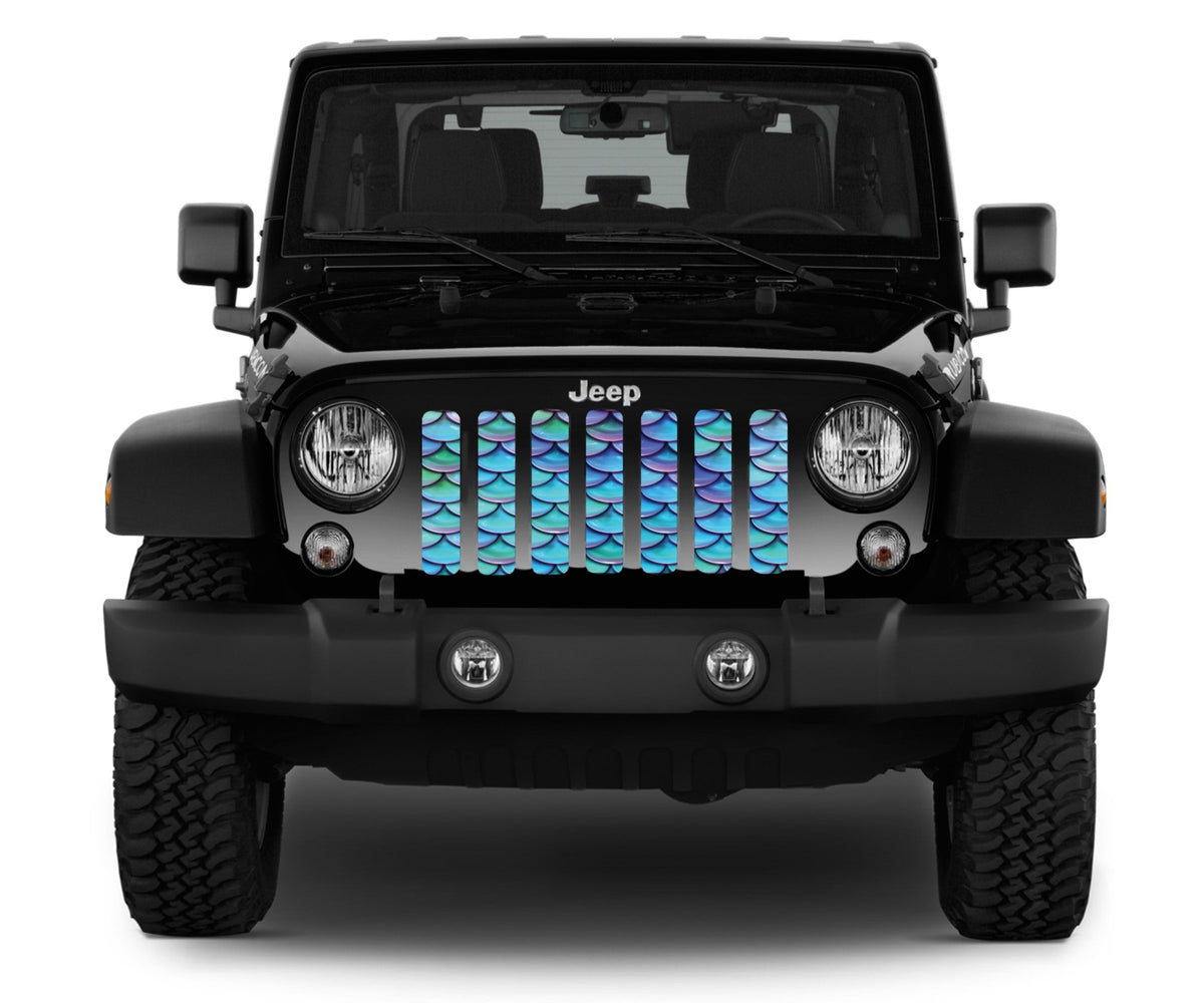 Mermaid Scales Blue & Purple Grille Insert