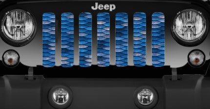 Mermaid Scales  Blue Grille Insert