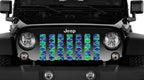 Mermaid Scales Blue & Green Grille Insert