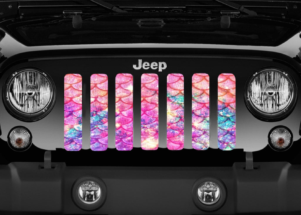 Mermaid Scales Peach Grille Insert