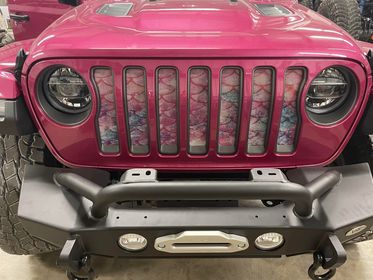 Mermaid Scales Peach Grille Insert