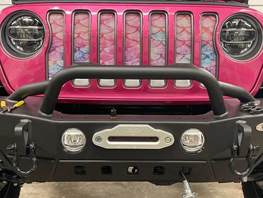 Mermaid Scales Peach Grille Insert