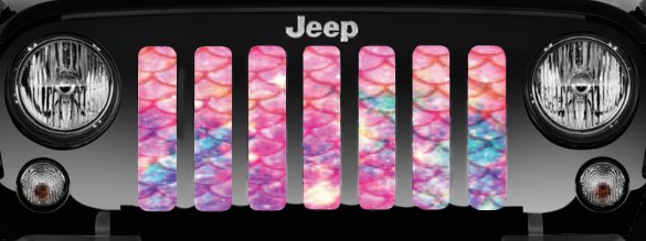 Mermaid Scales Peach Grille Insert
