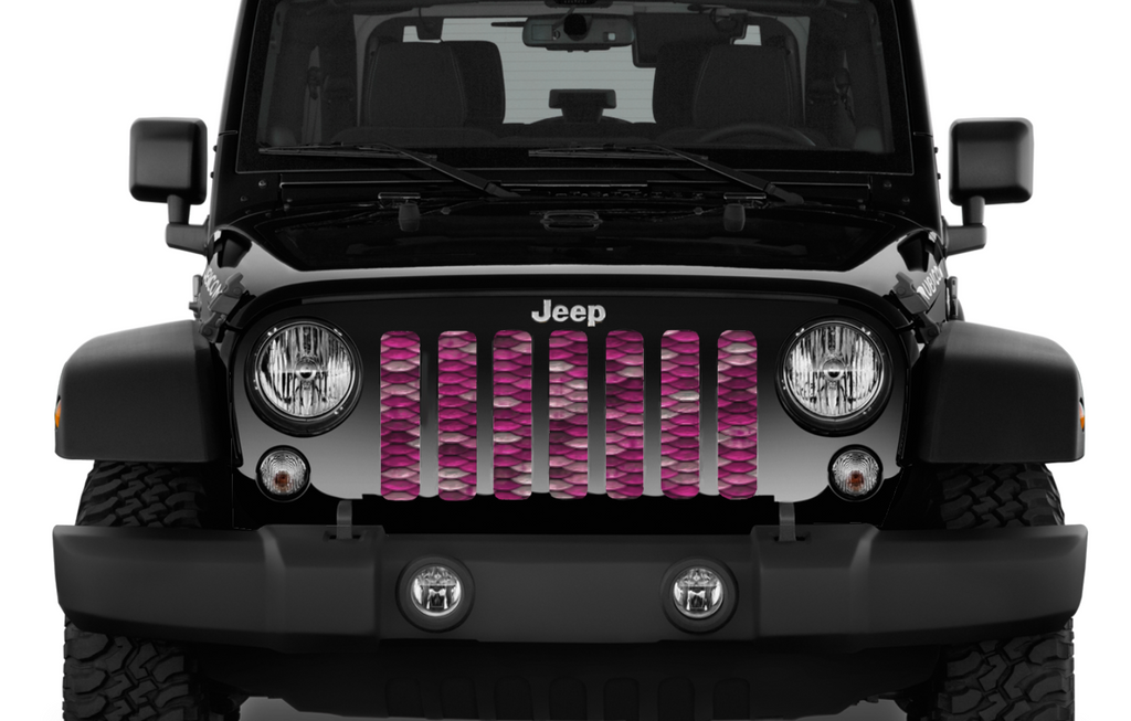 Mermaid Scales Pink Grille Insert