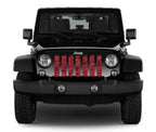 Mermaid Scales Red Grille Insert