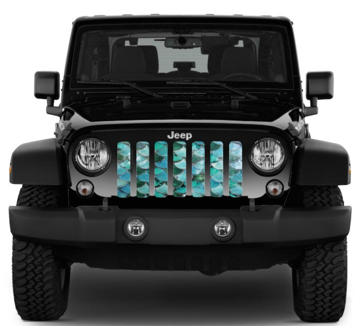 Mermaid Scales Sea Foam Grille Insert