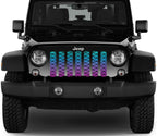 Mermaid Scales Teal Ombre Grille Insert