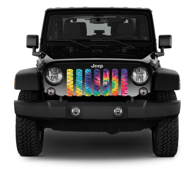 Mermaid Scales Tie Dye Grille Insert