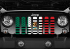 Mexican American Flag Grille Insert