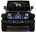 Michigan State Flag Grille Insert