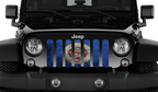 Minnesota Grunge State Flag Grille Insert