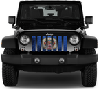 Minnesota Grunge State Flag Grille Insert