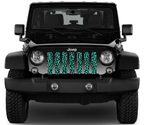 Mint Leopard Print Grille Insert