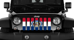Missouri State Flag Grille Insert