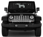 Moab Topography Map Canyon Lands Gray Grille Insert