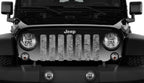 Moab Topography Map Canyon Lands Gray Grille Insert